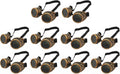 WEICHUAN Vintage Steampunk Goggles Mad Scientist Cosplay - Pack of 10