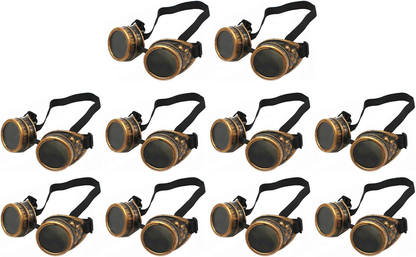 Vintage Steampunk Goggles for Cosplay and Halloween Costumes