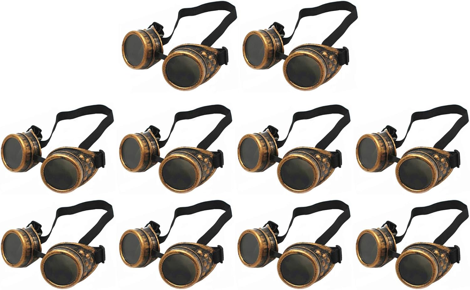 Vintage Steampunk Goggles for Cosplay and Halloween Costumes