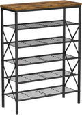 6 Tiers Metal Shoe Rack 24-Pair Capacity - Tall, Sturdy Organizer