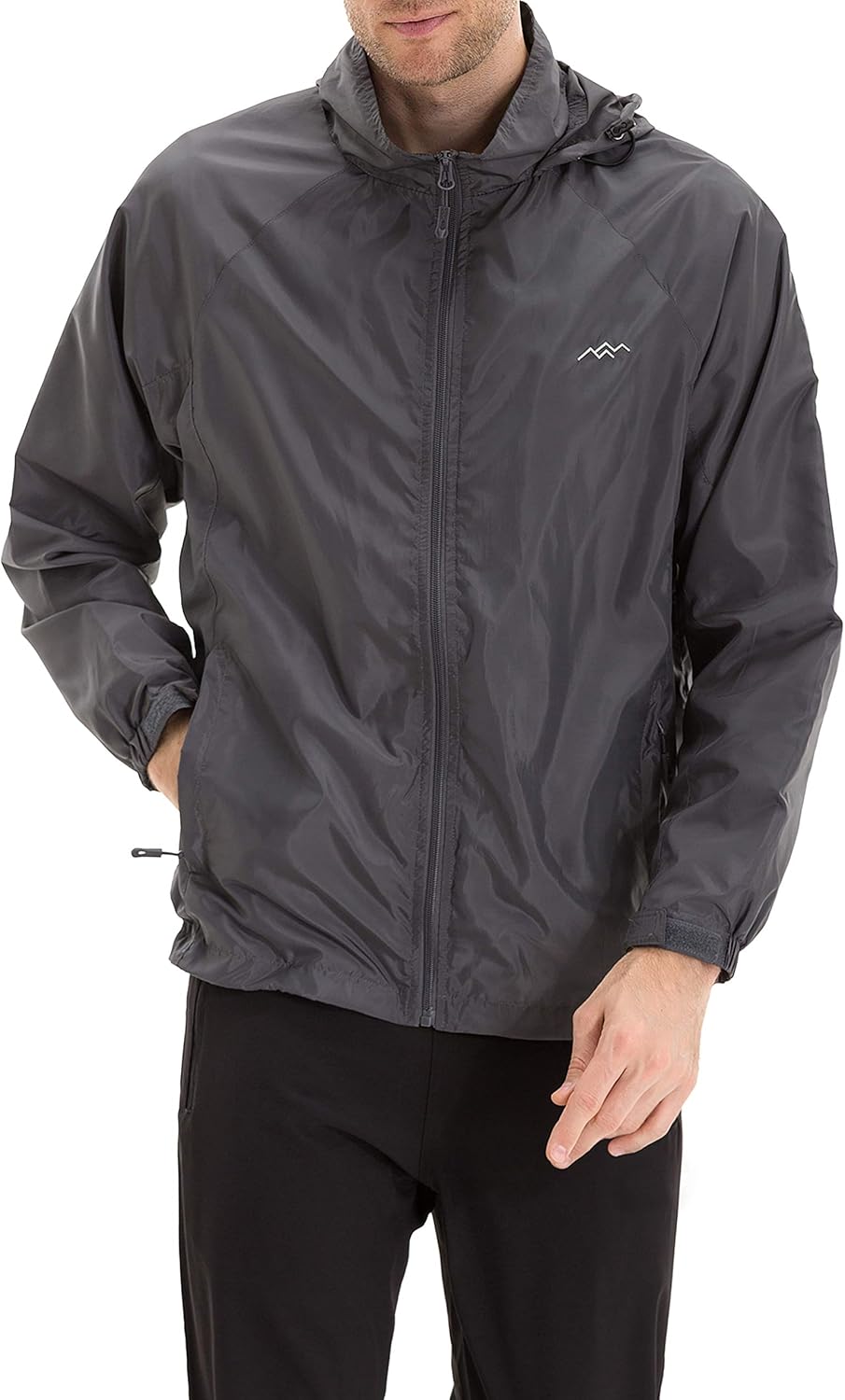 Lightweight Packable Windbreaker Jacket for Outdoor Activities