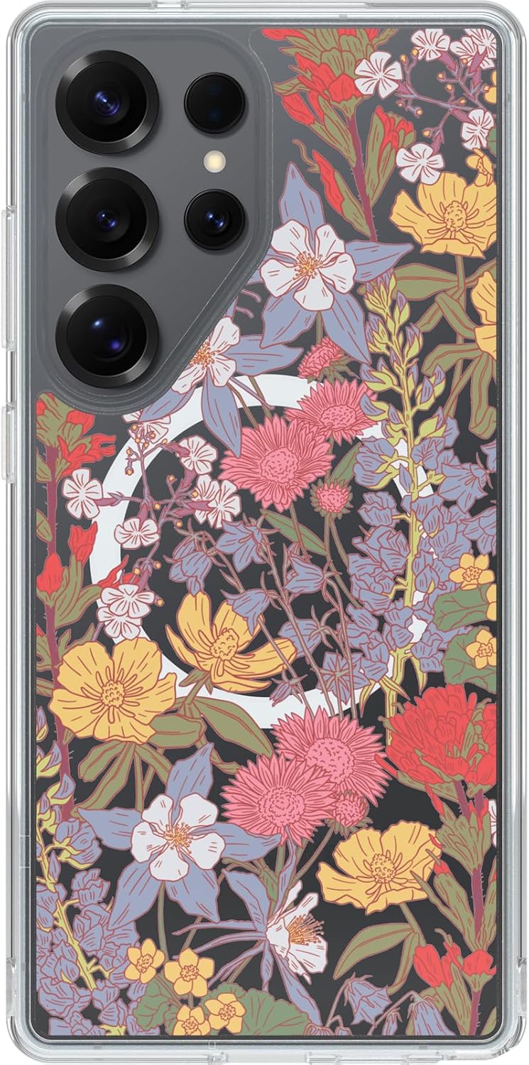 OtterBox Samsung Galaxy S25 Ultra Clear Magnet Case - Wildflower