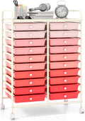 Giantex 20 Drawers Rolling Cart - Compact Mobile Organizer