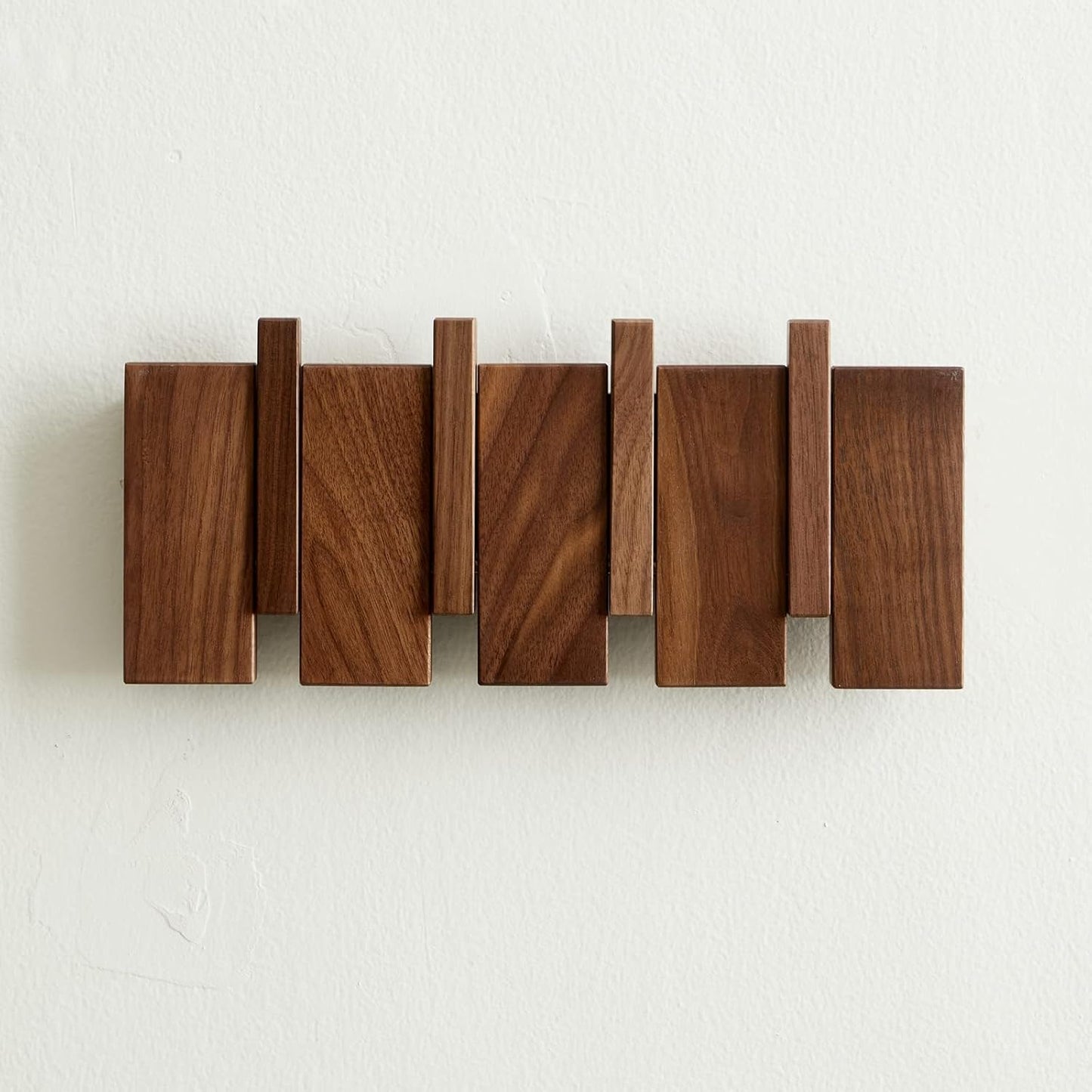 Wooden Coat Hooks Wall Mounted for Coats, Keys, and More