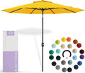Midtown Umbrellas 8 Feet Outdoor Umbrella with Auto-Tilt Feature