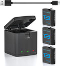 Rechargeable Battery and Charger for GoPro Hero 13 - Longer Shoots