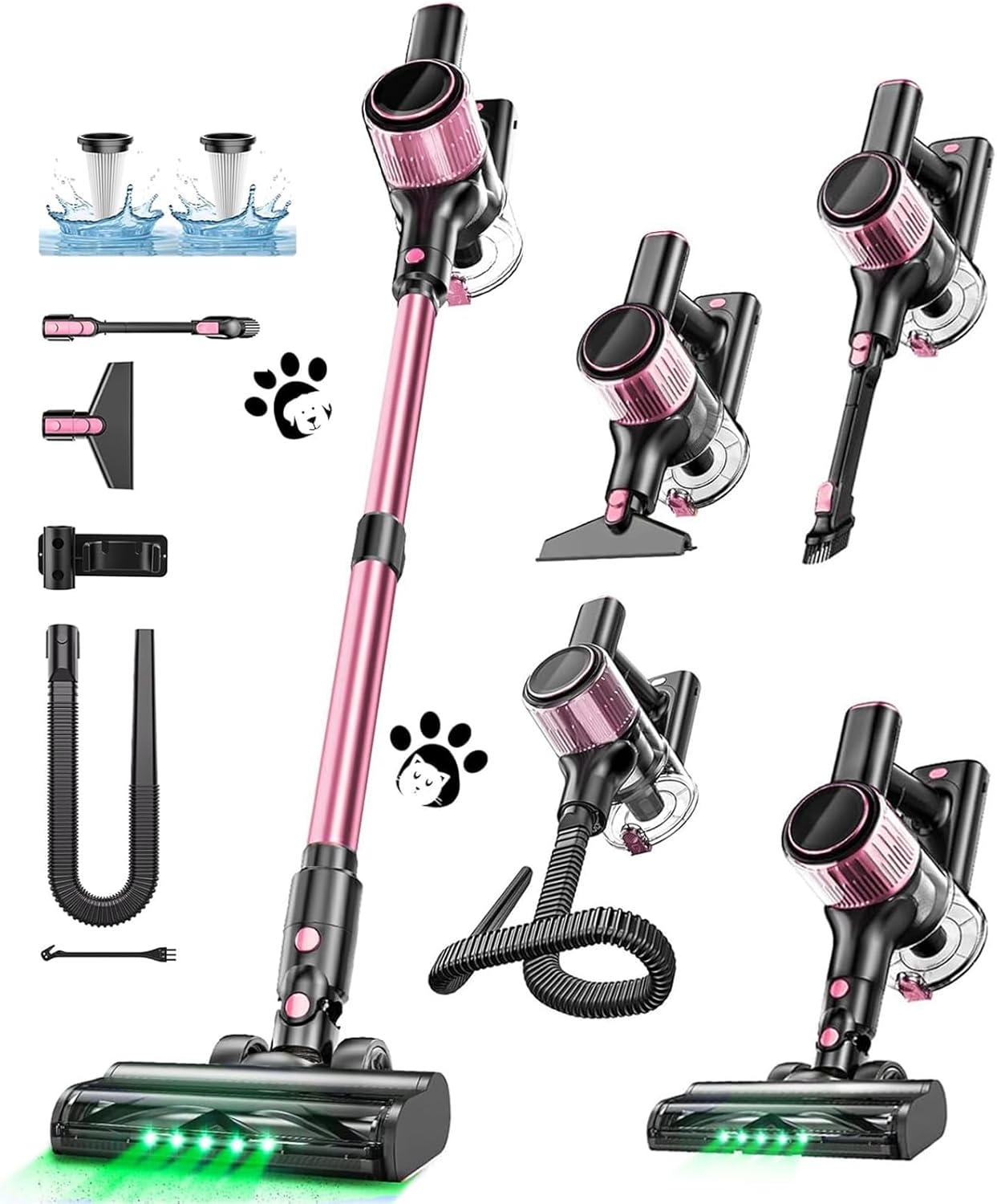 Cordless Vacuum Cleaner with Powerful Suction for Home Use
