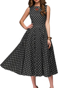 Simple Flavor Women's Vintage Sleeveless O-Neck Cocktail Dress It's