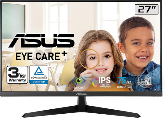 ASUS 27 Eye Care Monitor, 1080P Full HD