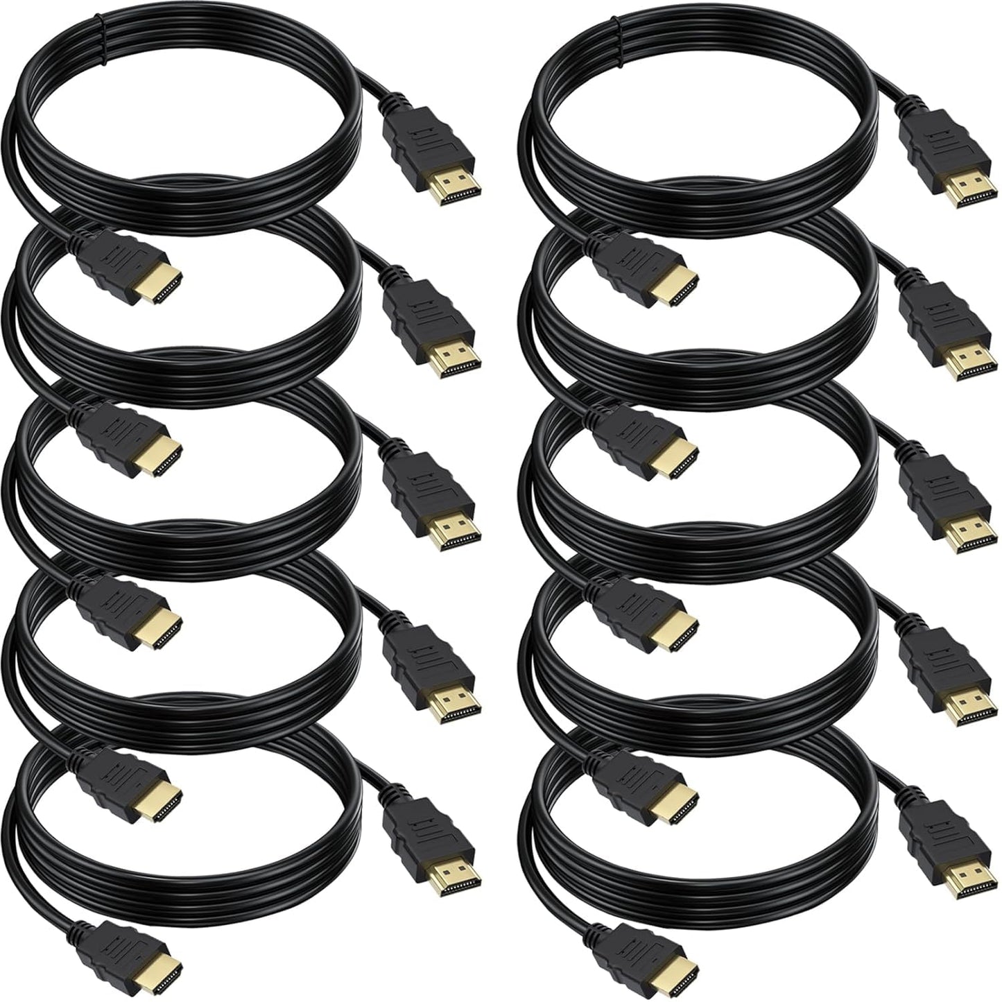 4K HDMI Cable 10FT Pack for High-Speed Gaming and Streaming