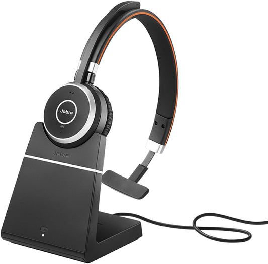 Jabra Evolve 65 SE Mono Wireless Headset with Noise-Cancelling