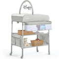 BabyBond Portable Baby Changing Table - Foldable Height Adjustable