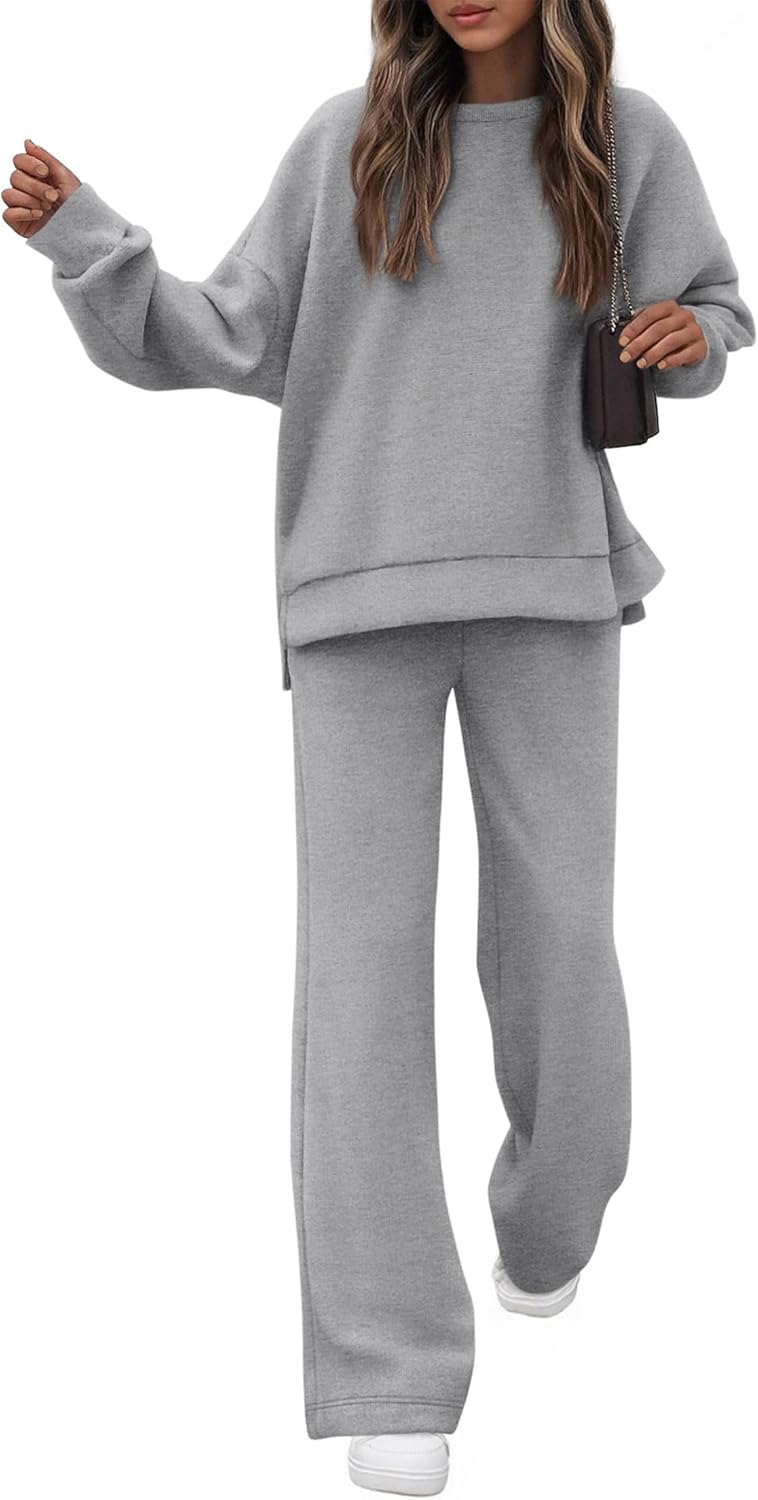 KIRUNDO Fall Sweatsuits Women 2 Piece Outfit for Comfort