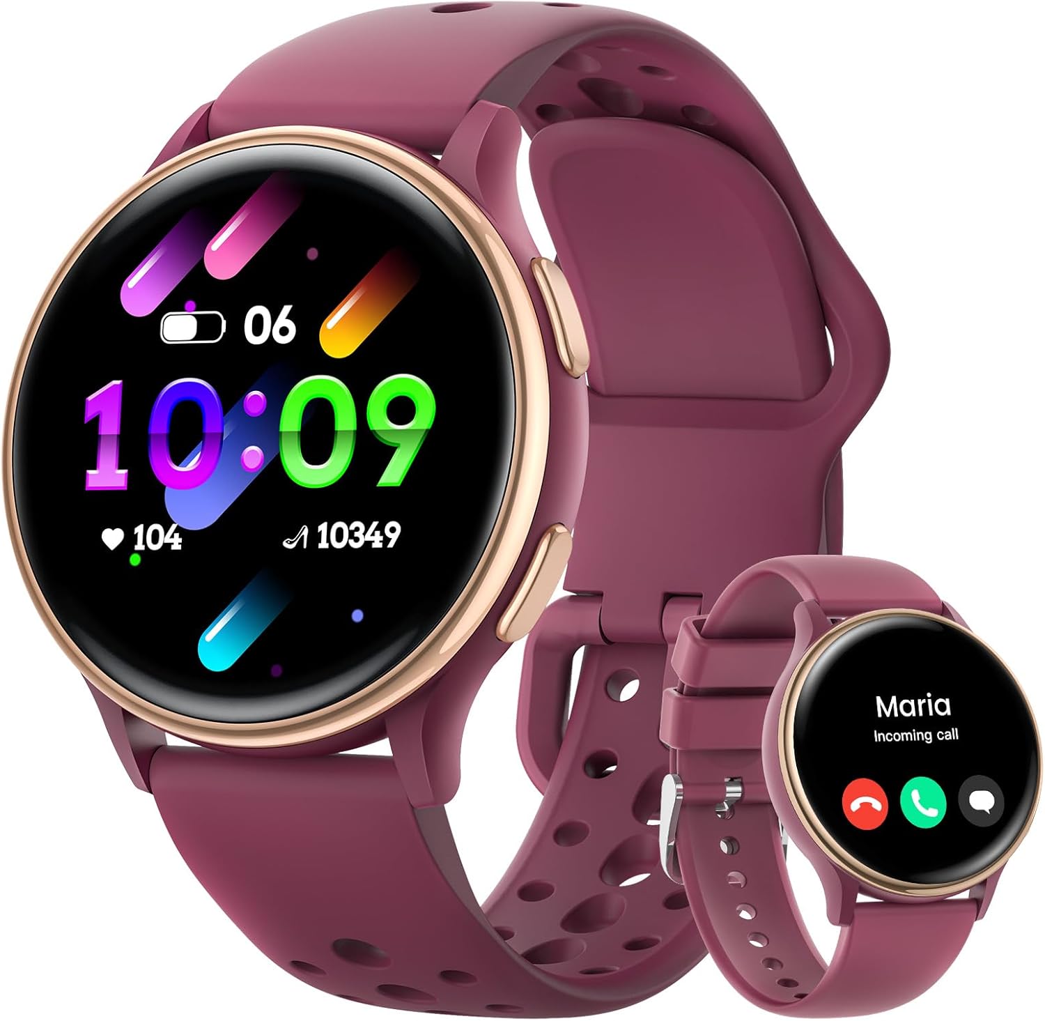 Smart Watch for Women Men with 400+ Watch Faces & 70+ Modes