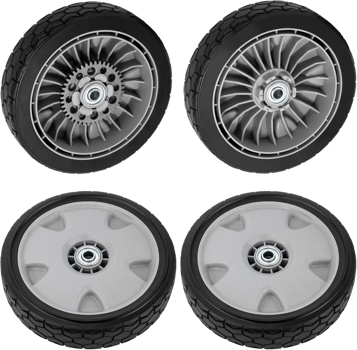 4 Pcs 9in HRX217 Lawn Mower Wheels Kit for Honda HRX217