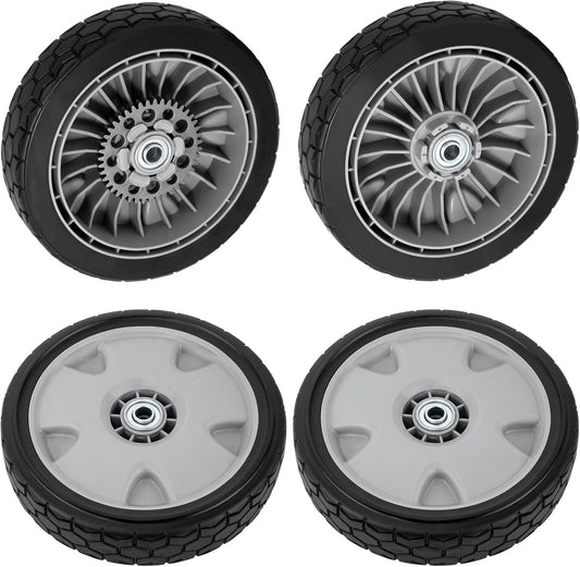 4 Pcs 9in HRX217 Lawn Mower Wheels Kit for Honda HRX217