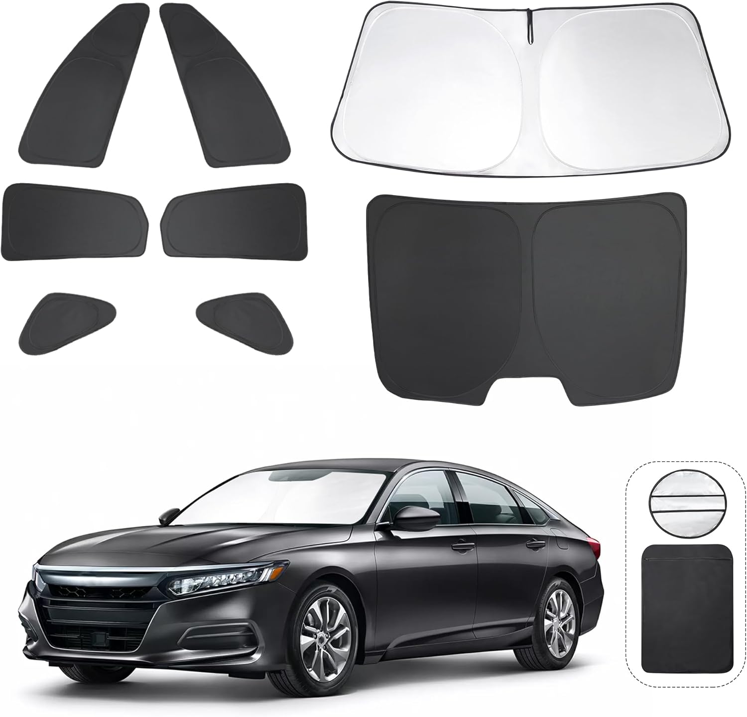 Custom Fit Windshield Sun Shade for 2018-2022 Honda Accord