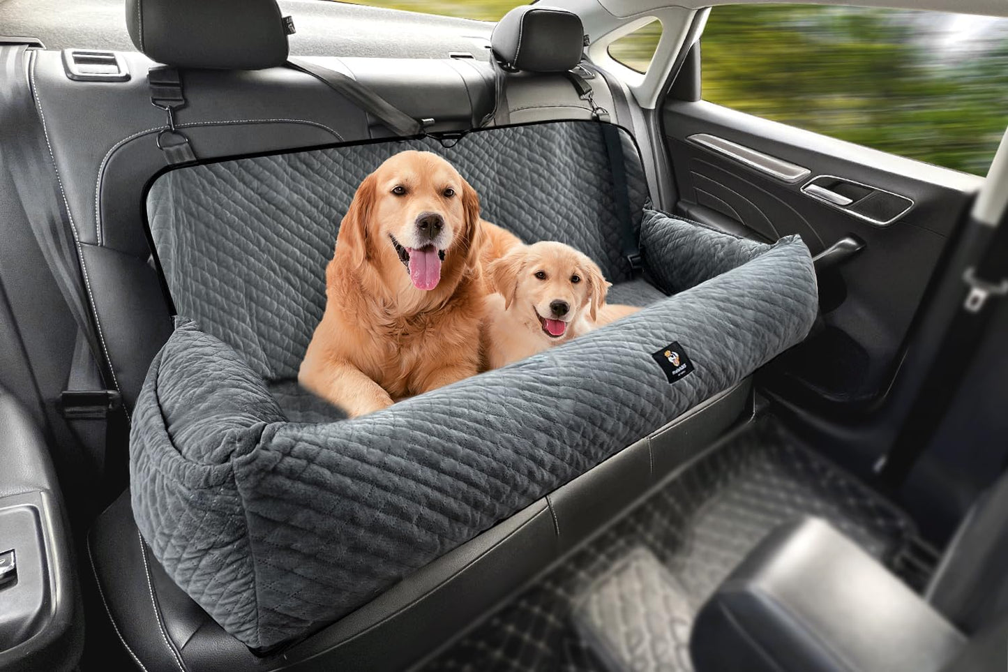 Large Dog Car Seat Under 100LBS for Safe Travel and Comfort