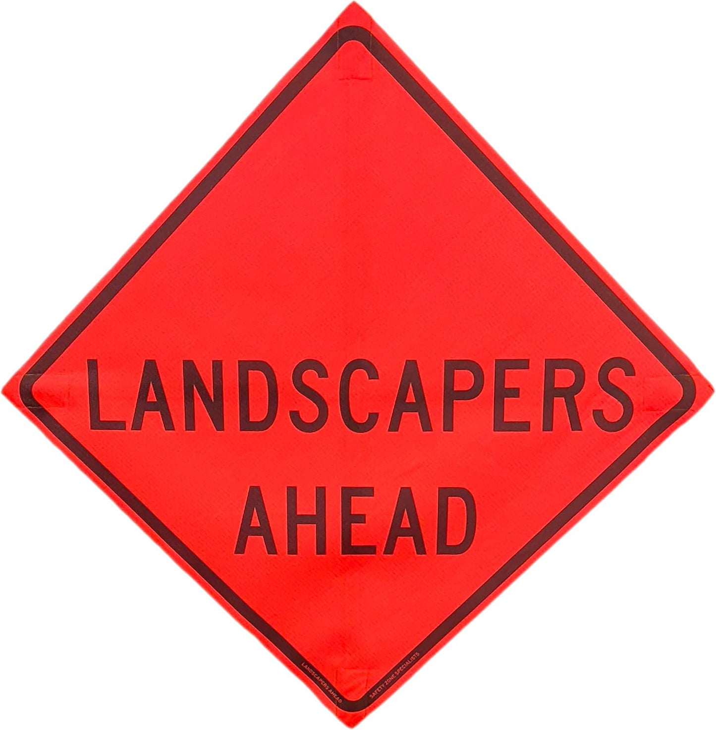 OrangeGear 48 x 48 MUTCD Compliant Safety Mesh Traffic Signs