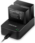 ENEGON VB18 Li-ion Battery 2-Pack & Dual USB Charger for Speedlites