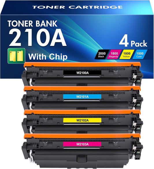High Yield HP 210A Toner 4 Pack - Printer Ready