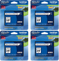 Brother P-Touch TZe-221 Laminated Tape 4-Pack - Durable Office Labels