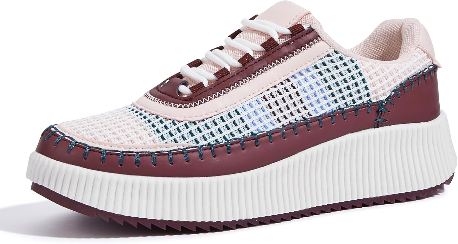 Chunky Platform Sneakers for Women with Rhinestone Style