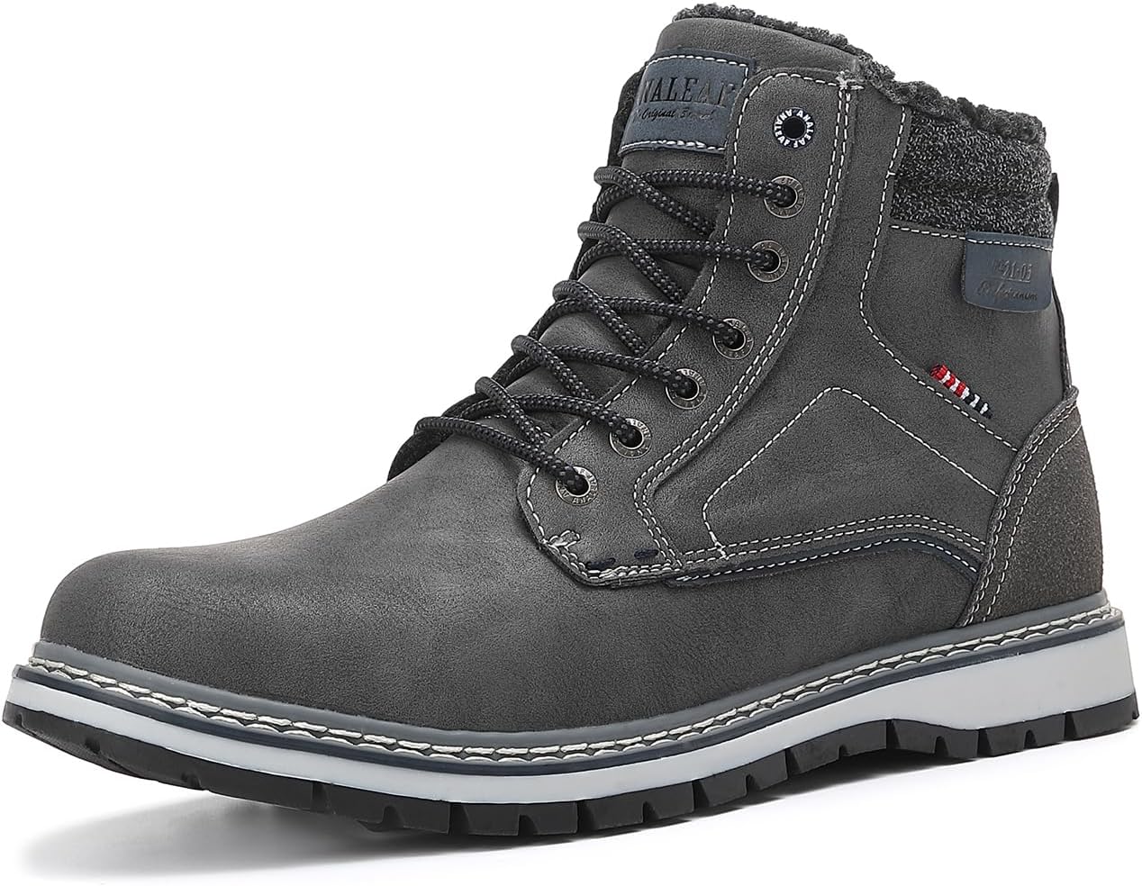 Mens Snow Boots Warm Winter Boots Non Slip Fur Lined Outdoor