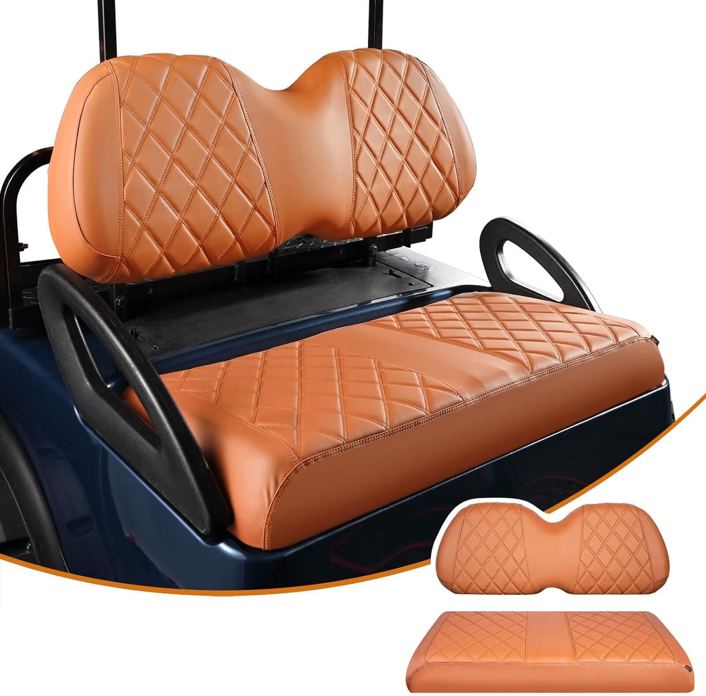 NOKINS Golf Cart Diamond Seat Covers Kit for Club Car Precedent