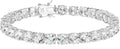 Sterling Silver Cubic Zirconia Tennis Bracelet for Women - Classic