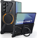 Samsung Galaxy Z Fold 7 Case with Stand - Frameless Aluminum