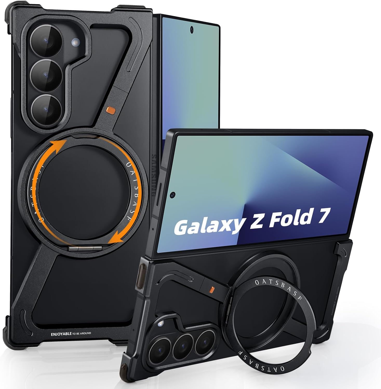 Samsung Galaxy Z Fold 7 Case with Magnetic Kickstand for Protection