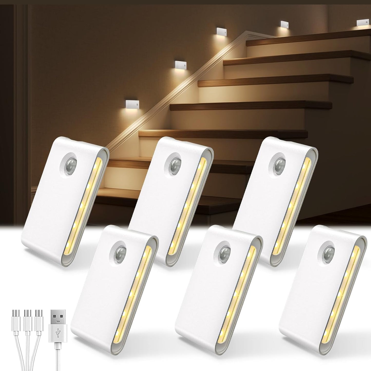 EZVALO Motion Sensor Night Lights for Safe Indoor Illumination