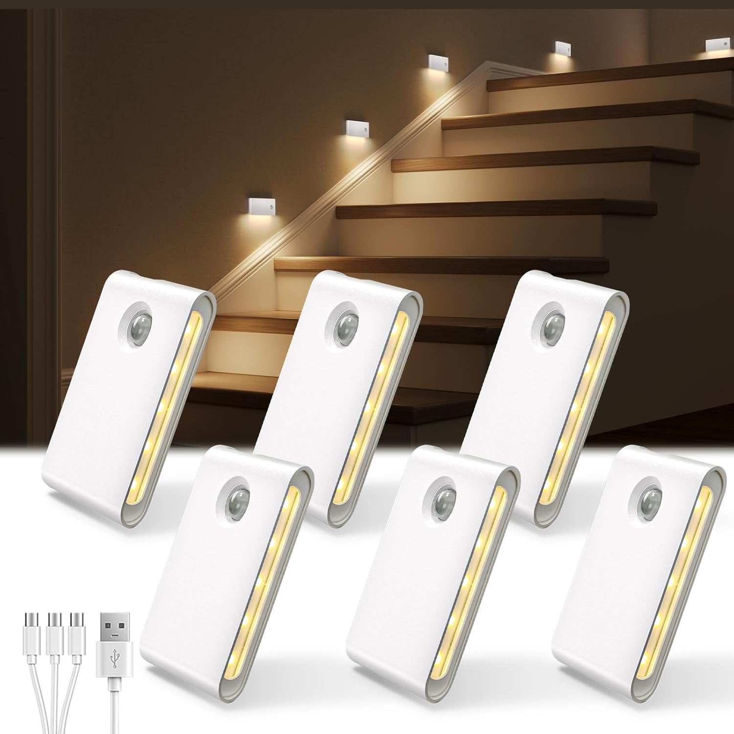 EZVALO Motion Sensor Night Lights for Safe Indoor Illumination