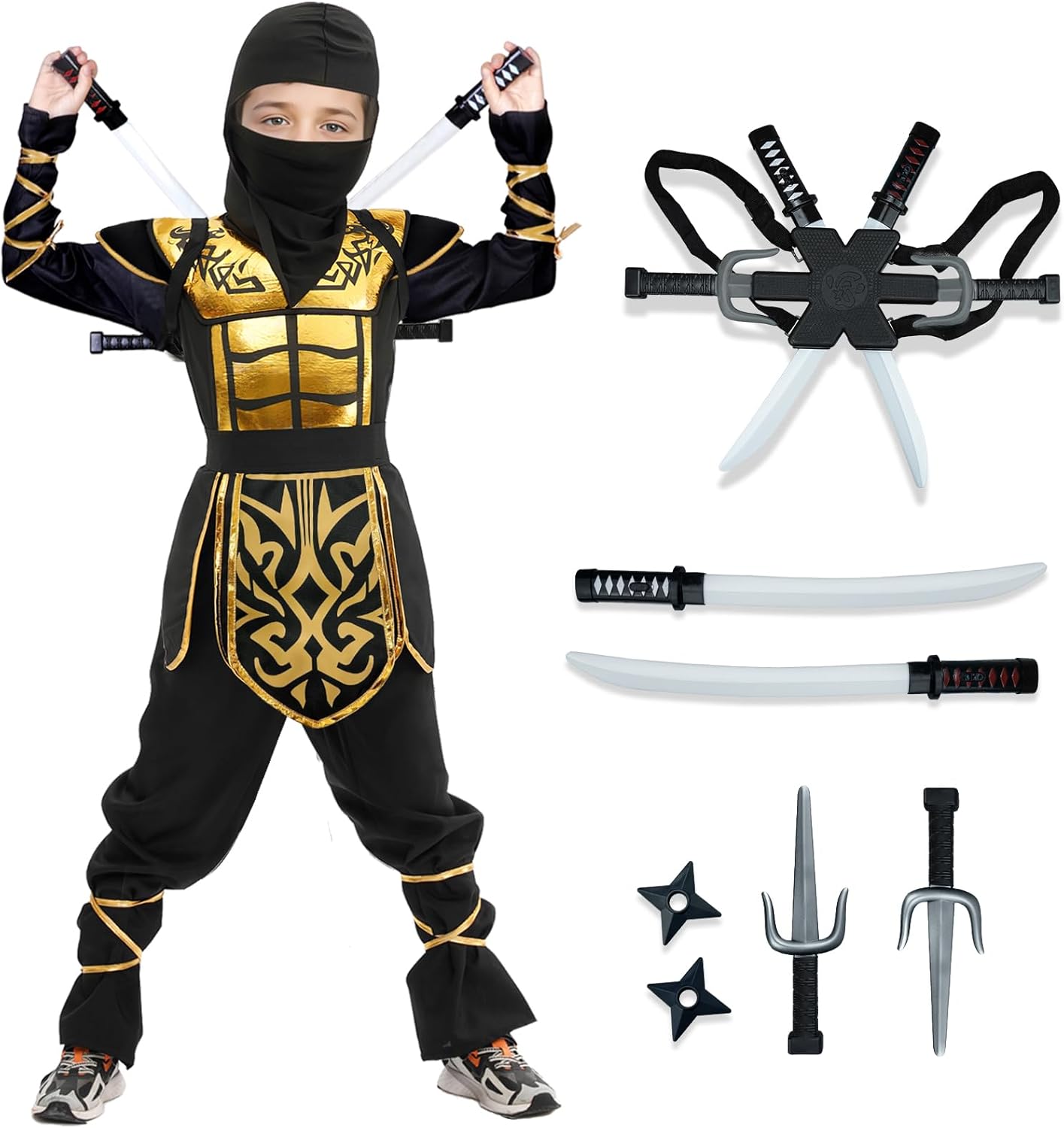 Ninja Costume Set for Kids - Perfect Halloween Dress Up Fun