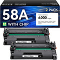 58A Toner Cartridge Black 2-Pack High Yield Replacement - Reliable