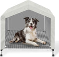 Elevated Dog House for Outdoor or Indoor - Comfortable Raised Pet Tent