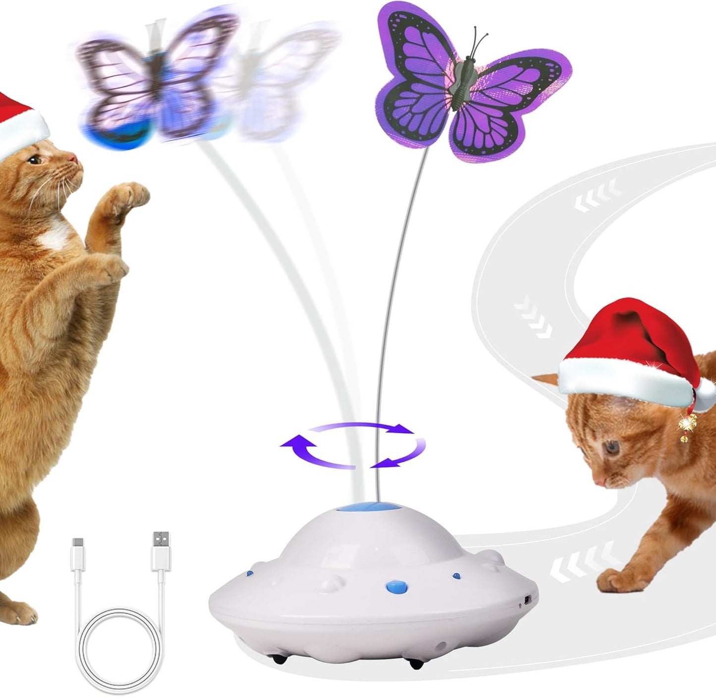 Interactive LED Cat Toy - Endless Fun!