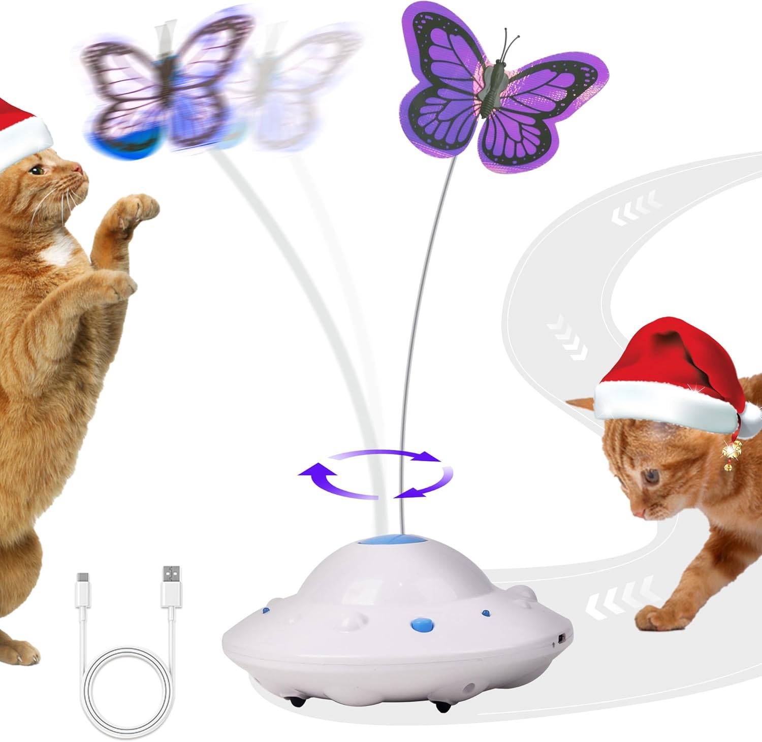 Interactive LED Cat Toy - Endless Fun!