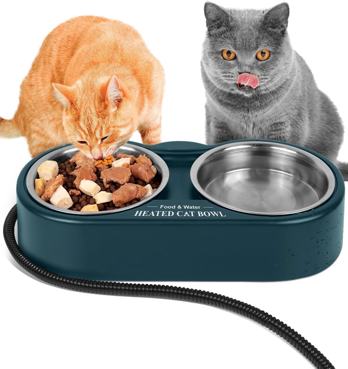 Clawsable Heated Pet Bowl: Coldproof & Waterproof