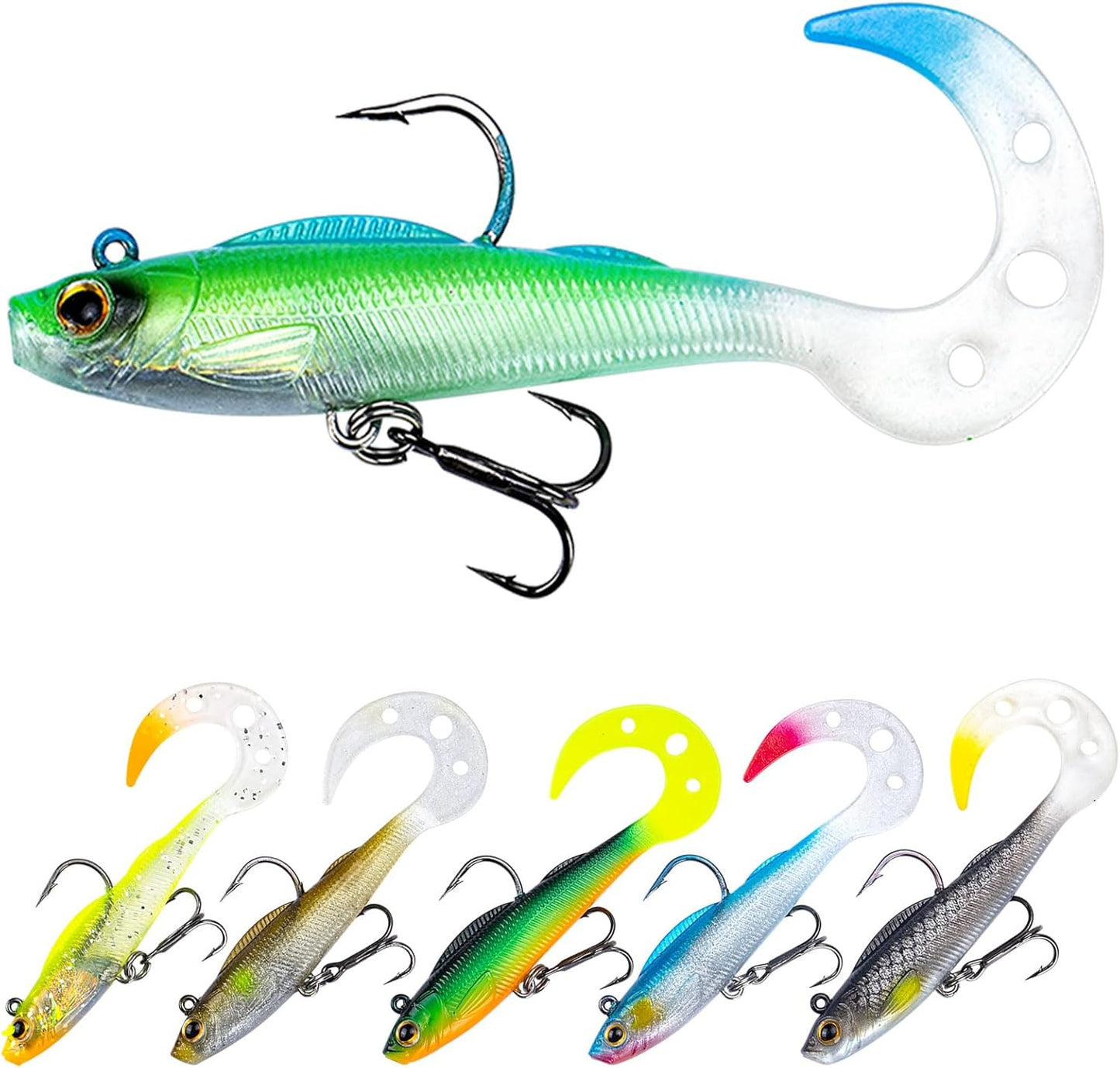 Premium Damomo Swimbait with Paddle Tail