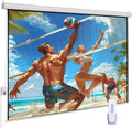 120 Inch Electric Projection Screen for Home Theater and Office