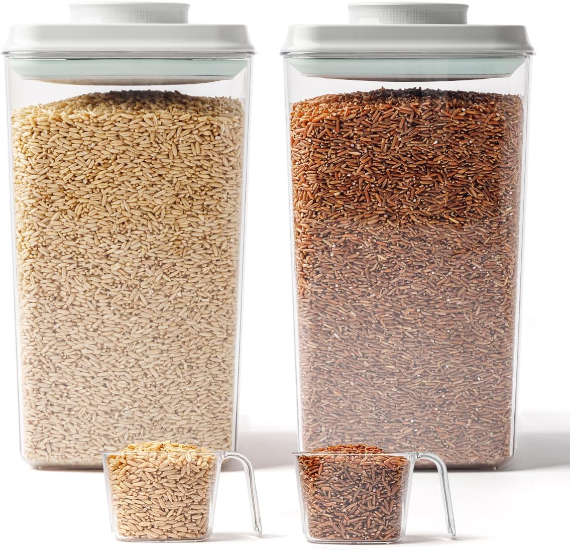 Cereal Containers Storage 2 Pack for Kitchen Organization