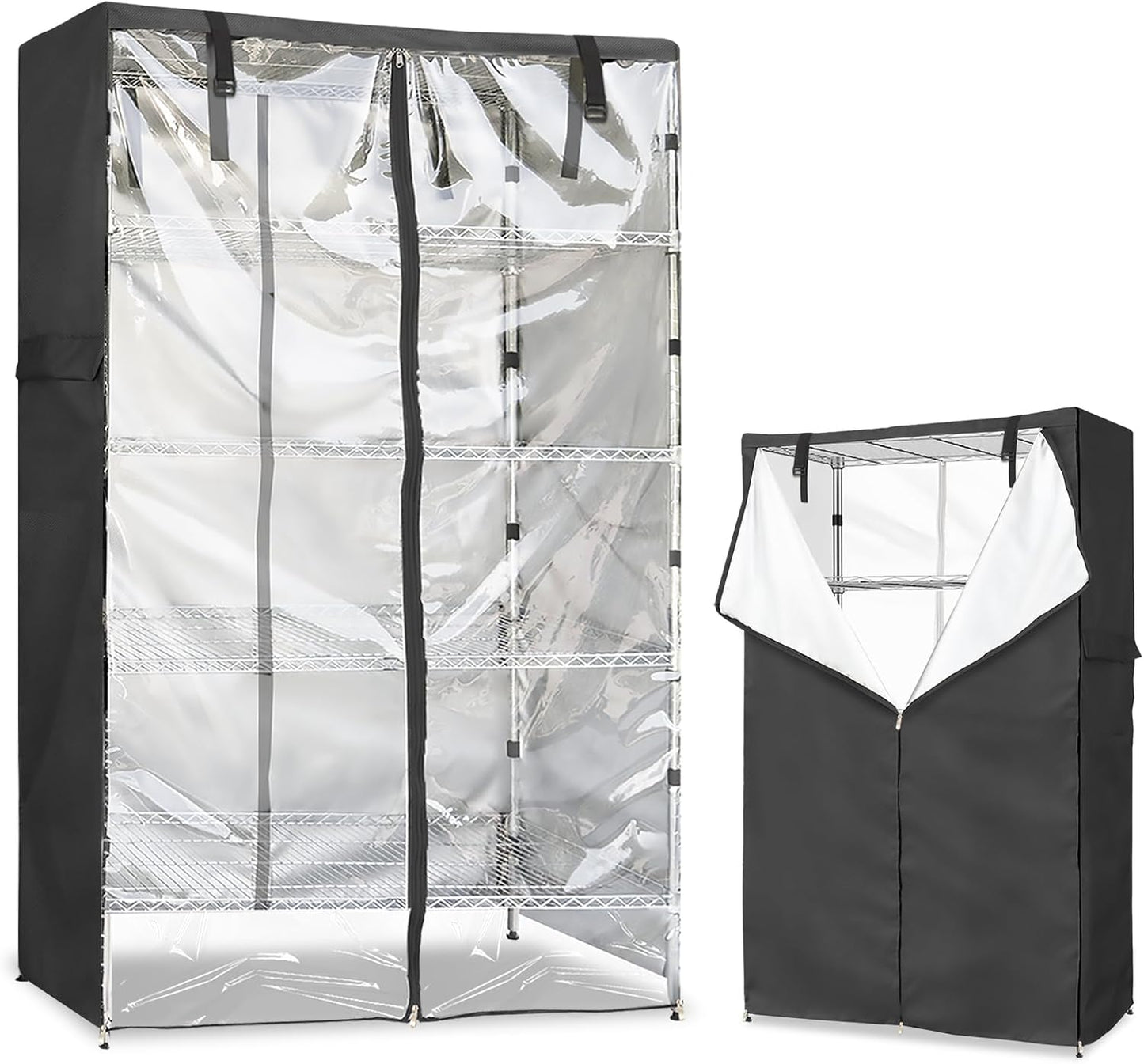 Heavy Duty Waterproof Wire Rack Covers for Metal Shelves