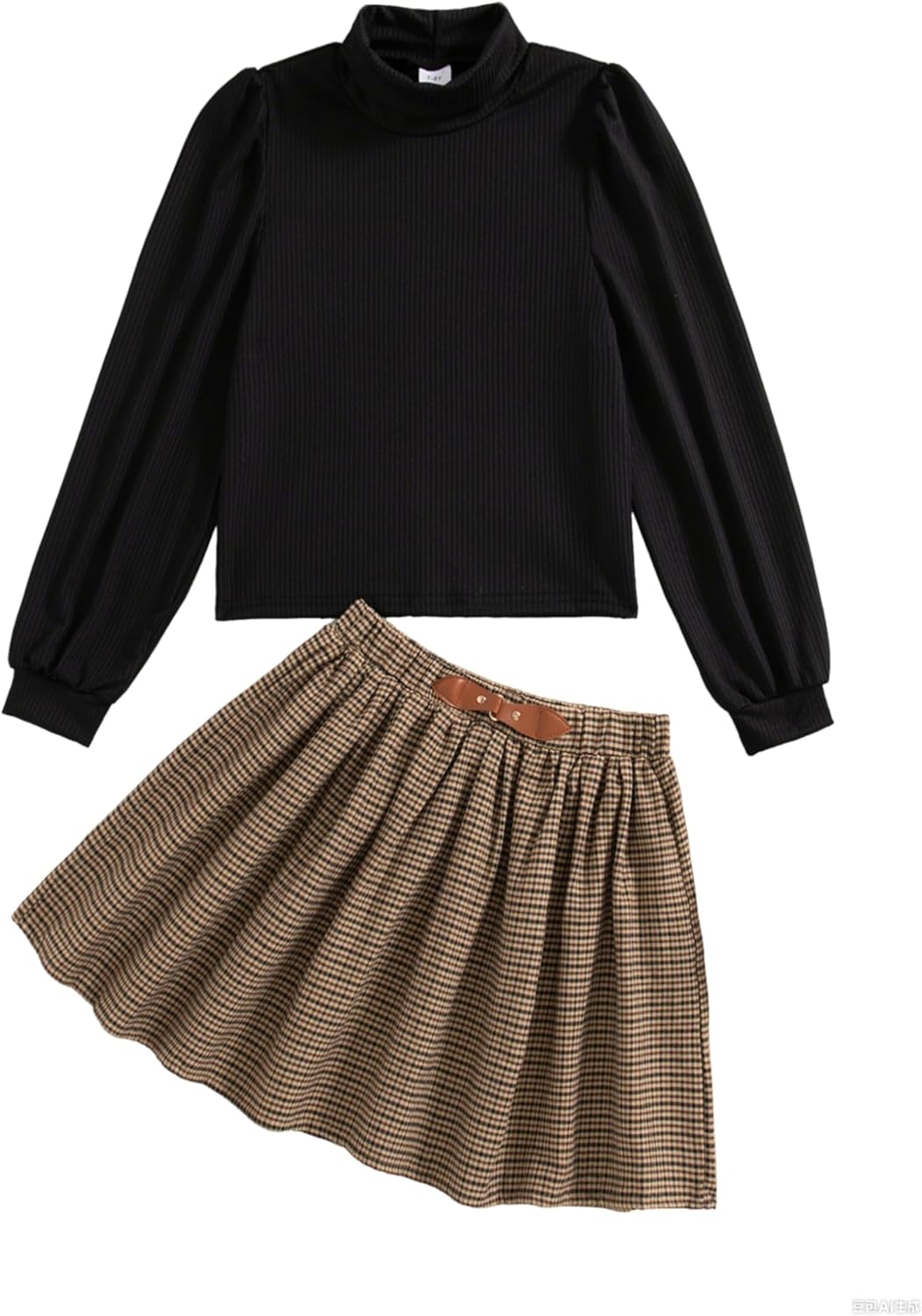 Trendy Girls Skirt Sets 2 Piece Outfits for Fall and Winter