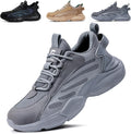 Men's Work Sneakers with Steel Toe Design for Lightweight Comfort