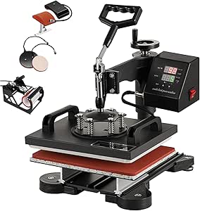 5 in 1 Digital Multifunctional Heat Press Machine for T Shirts