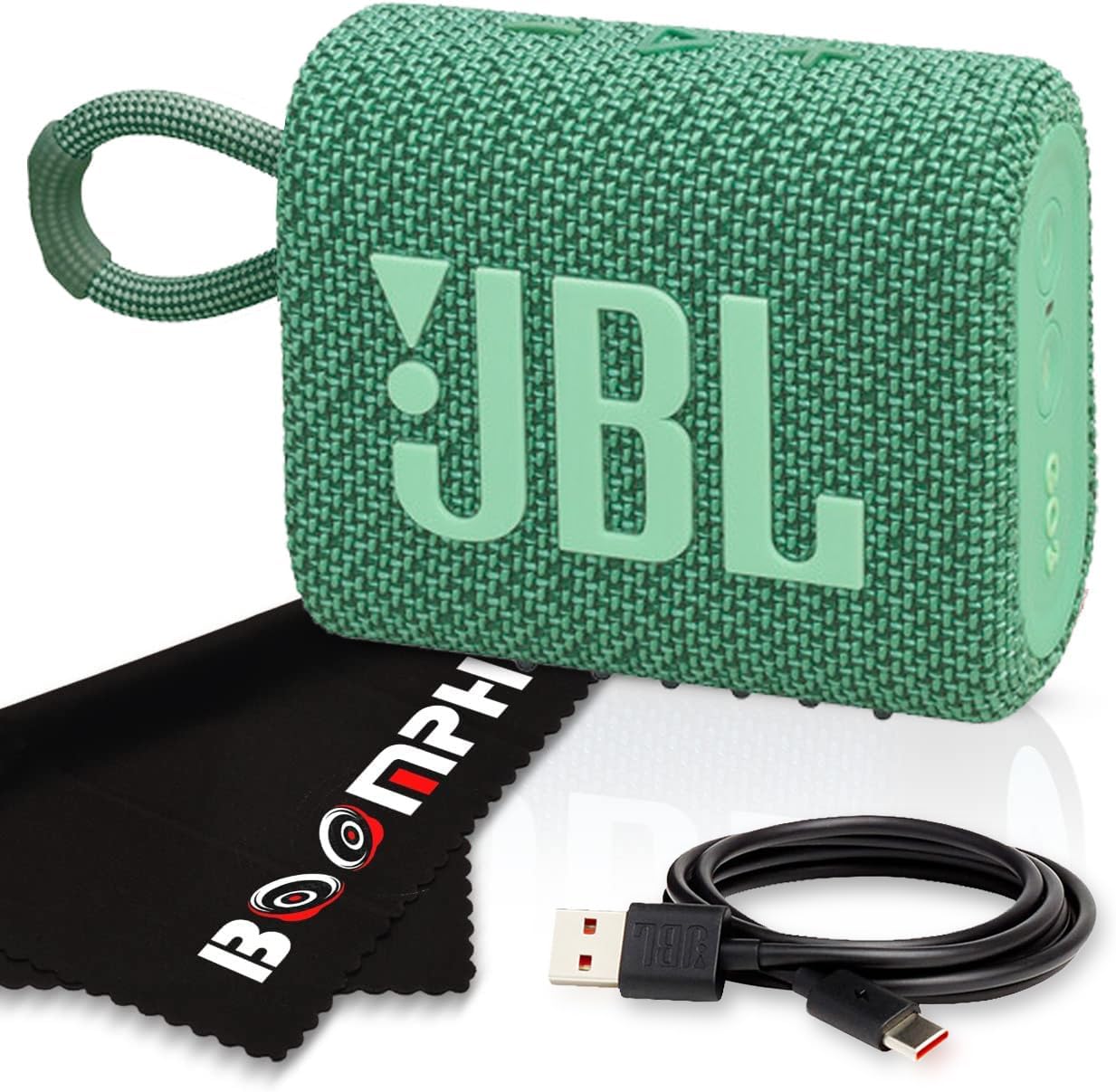 JBL Go 3 Portable Bluetooth Speaker - Waterproof Eco Green