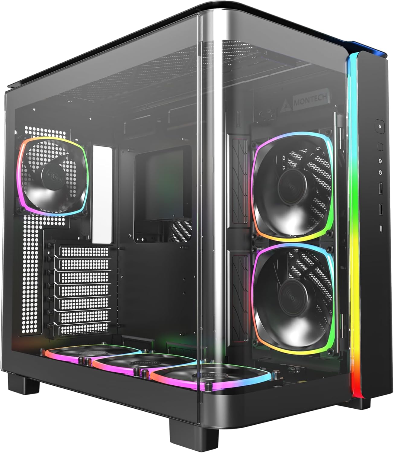 MONTECH King 95 PRO Dual-Chamber ATX Mid-Tower Gaming Case