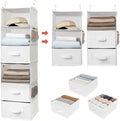 GRANNY SAYS 6-Shelf Hanging Closet Organizer - Separable 2-Pack Option